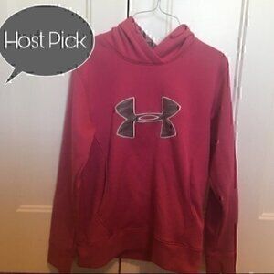 Under Armour Women’s pink hoodie sweatshirt